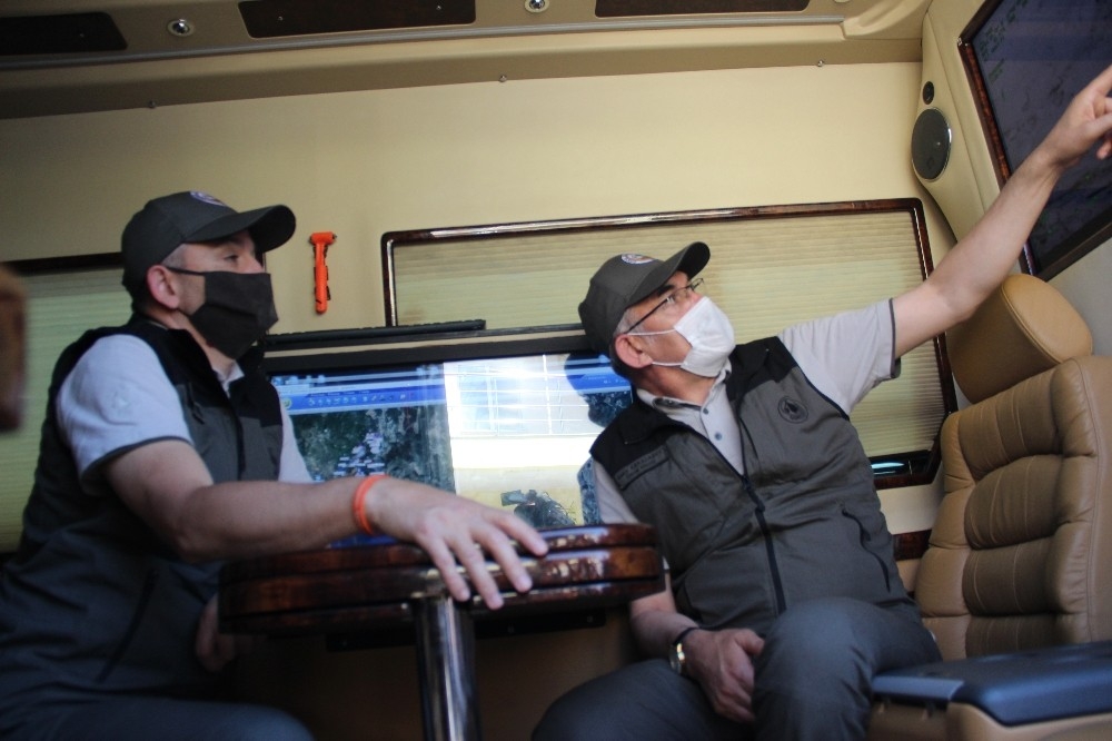 Menderes'teki yangınla ilgili bir gözaltı