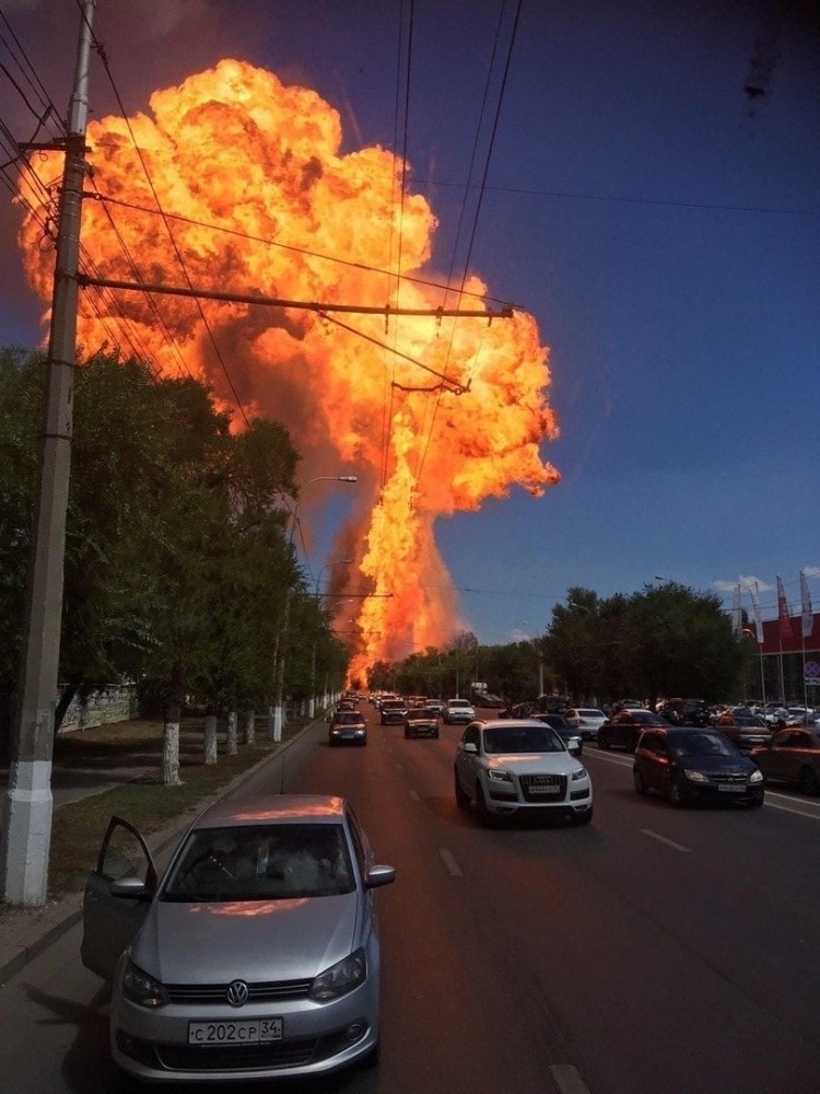 Rusya'da benzin istasyonunda LPG tankı patladı: 4 yaralı