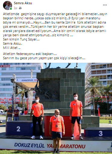 Maratona davet edilmeyince Soyer'e sert çıktı