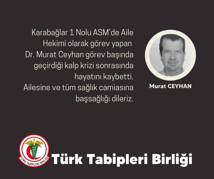 Doktor görev başında yaşamını yitirdi