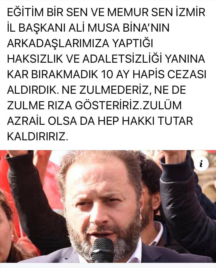 10 hapse çarptırılan öğretmen müdür yapıldı