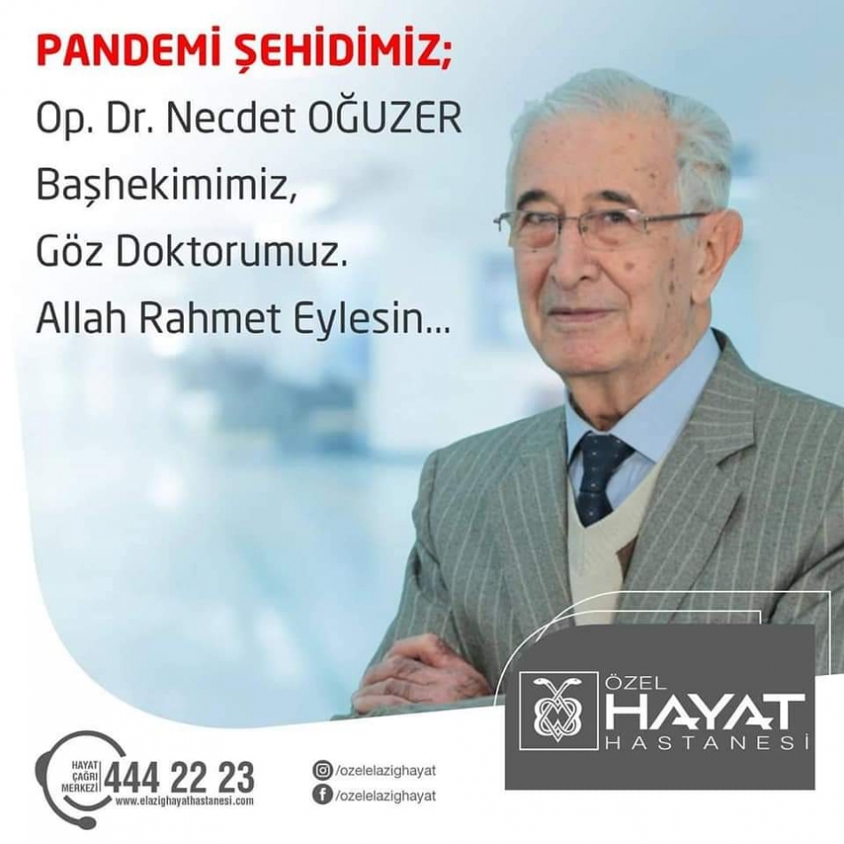 İki doktor koronavirüsten yaşamını yitirdi