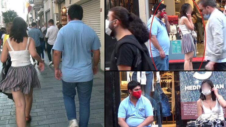 Saniye saniye taciz kamerada!