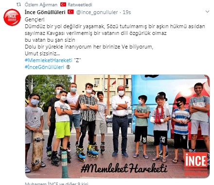 Yeni bir parti geliyor: 'İnce' paylaşımlar