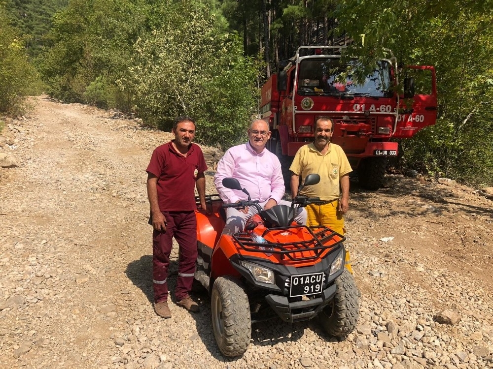 ATV'li başkan