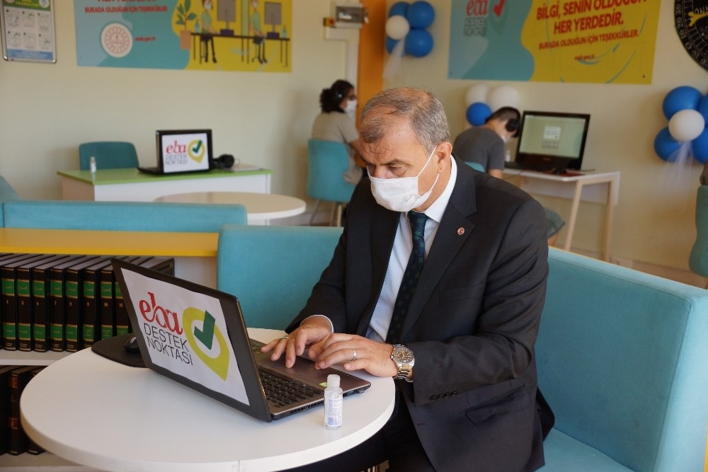 Aydın'da EBA Destek Noktası'nın açılışı yapıldı