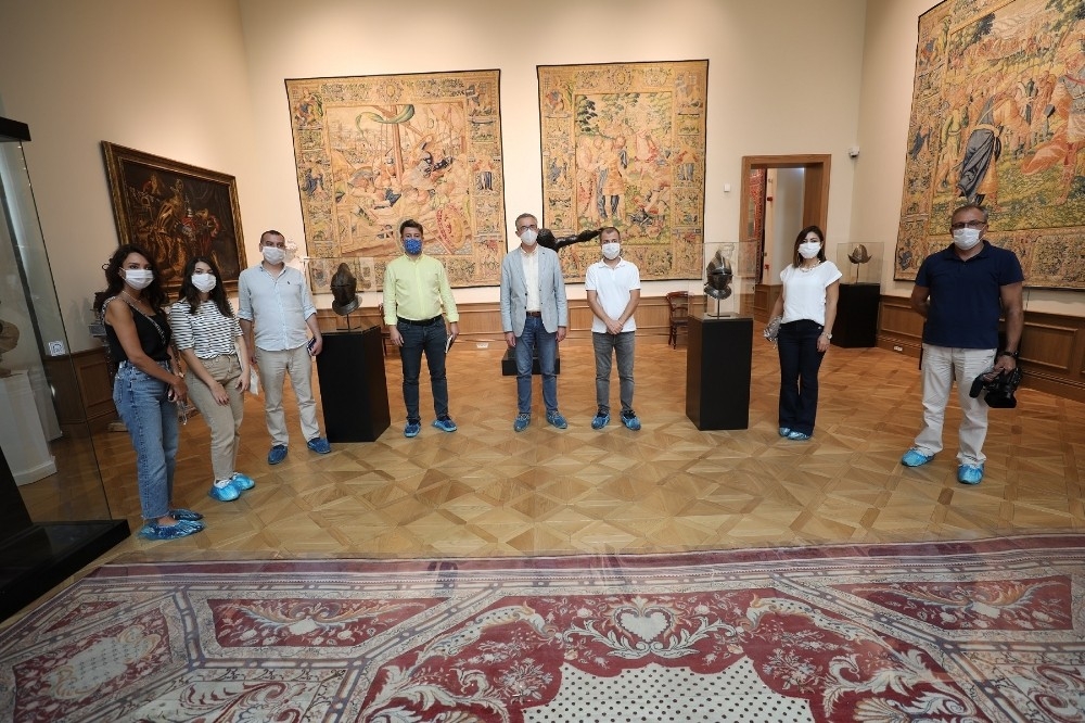 Başkan Arda ve ekibinden sanat turu