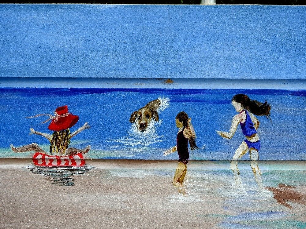 Çeşme'de sokaklar sanat galerisine dönüştü