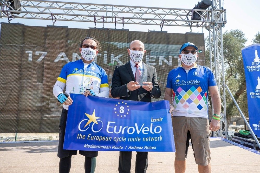 EuroVelo 8. Akdeniz Rotası İzmir Güzergahı açıldı