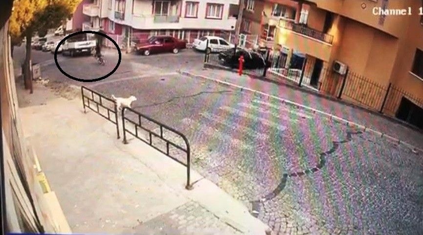 İşte o an! Halilcan'ın feci kaza anı kamerada