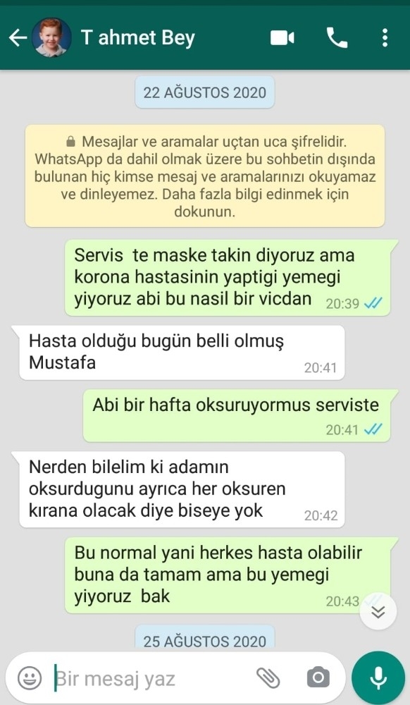 'Koronalı aşçının yaptığı yemeği 300 işçi yedi' iddiası