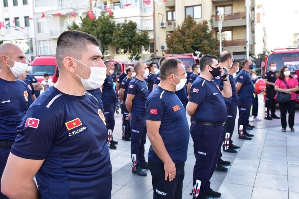 Manisa'da itfaiye filosuna 10 yeni araç
