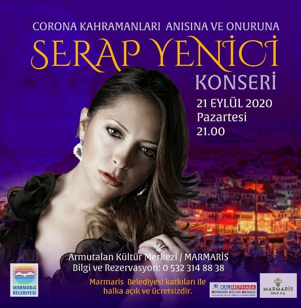 Marmaris'te sağlık kahramanları için konser düzenlenecek