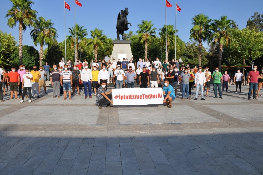 Milas'ta düğüncülerden eylem