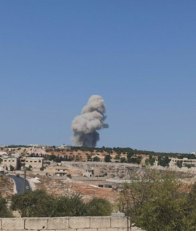Rus savaş uçaklarından İdlib'e hava saldırısı