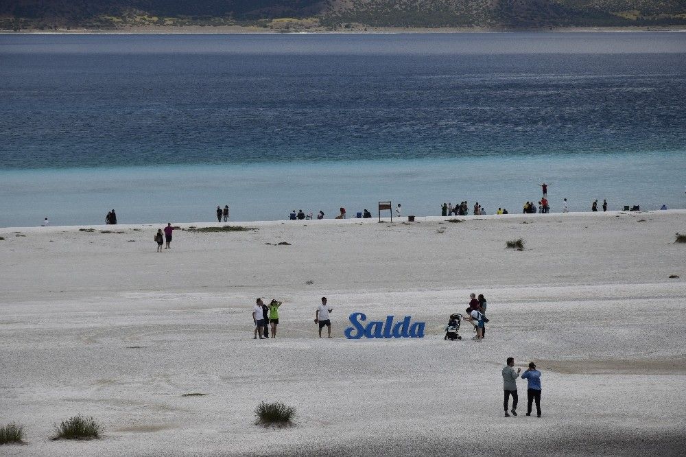 Salda Gölü'nün Beyaz Adalar bölgesine girilmeyecek
