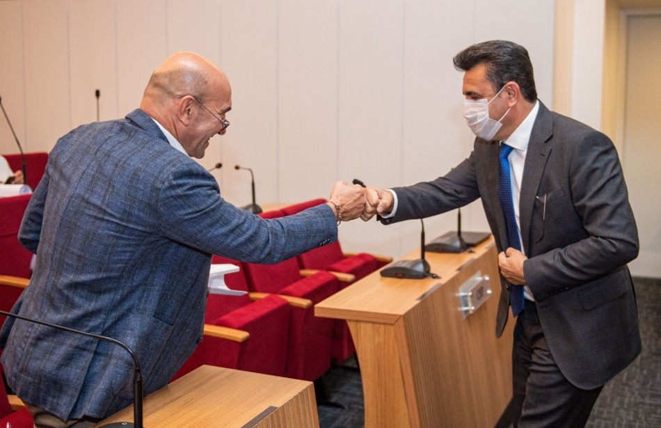 Başkan Soyer ilçe belediye başkanlarıyla toplantılarına devam etti