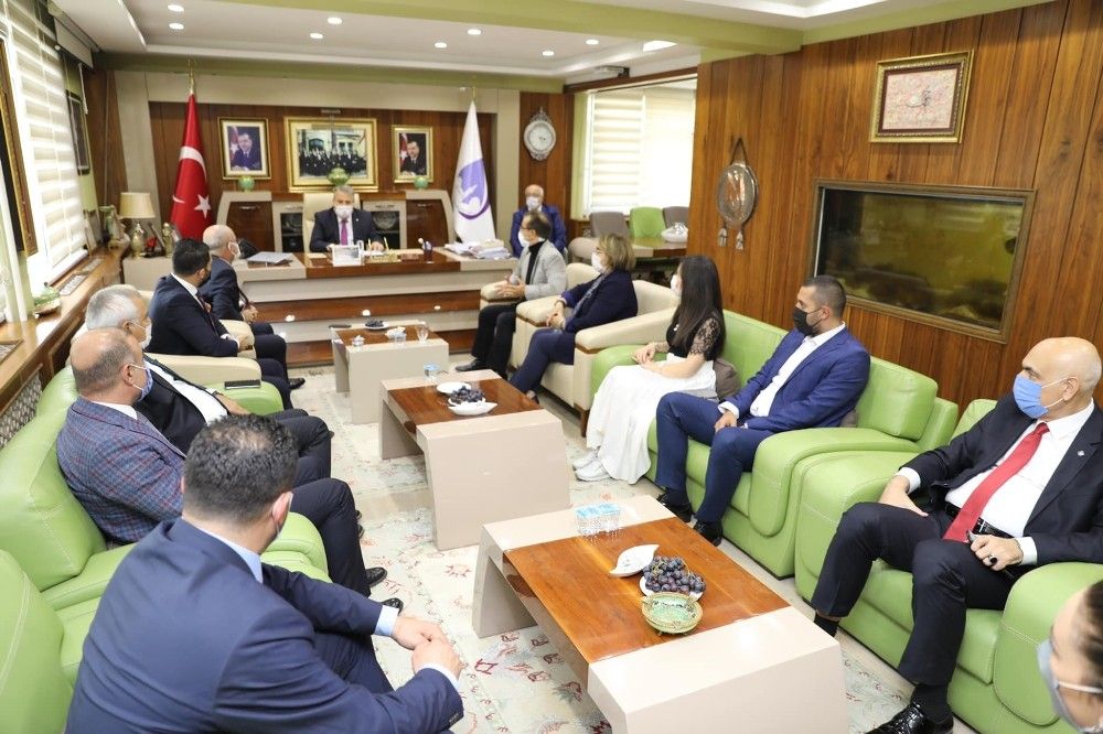 Başkan Çerçi Türkiye Kent Konseyleri Birliği'ni ağırladı