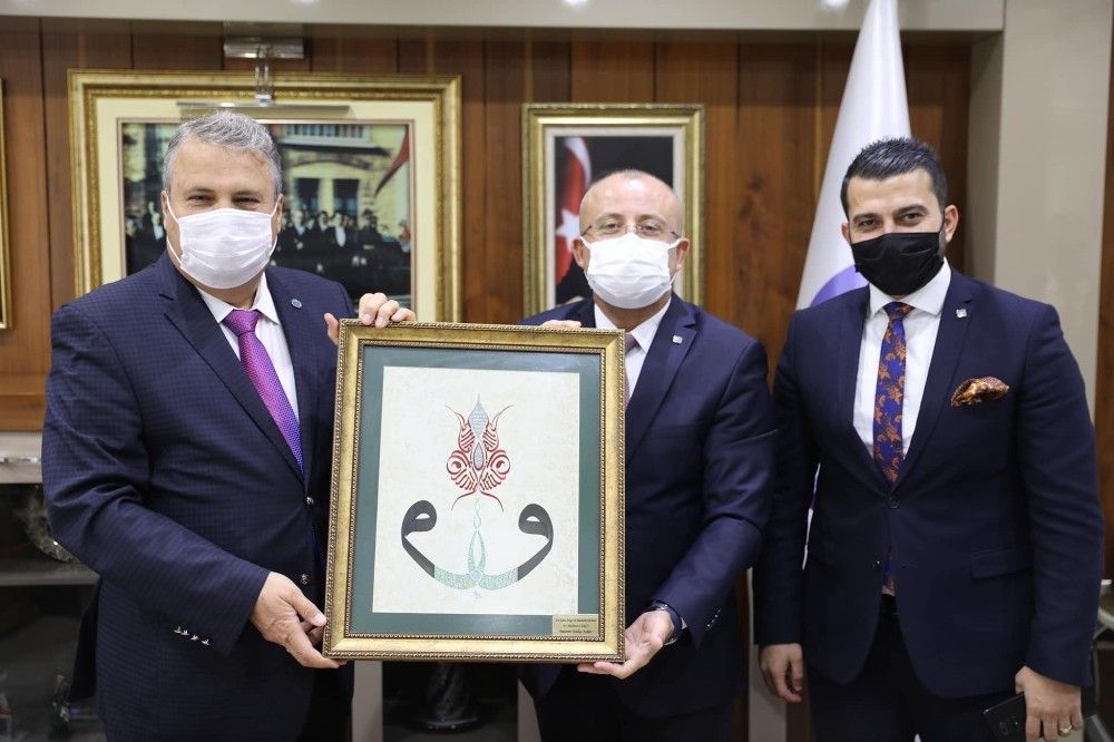 Başkan Çerçi Türkiye Kent Konseyleri Birliği'ni ağırladı