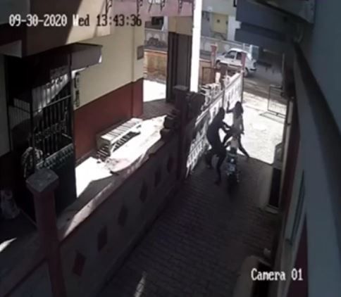 Büyük cesaret! Genç kız pencereden atlayıp hırsızları şaşırttı