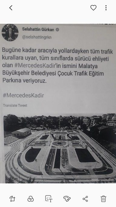 Çocuk parkına Mersedes Kadir'in ismi verildi