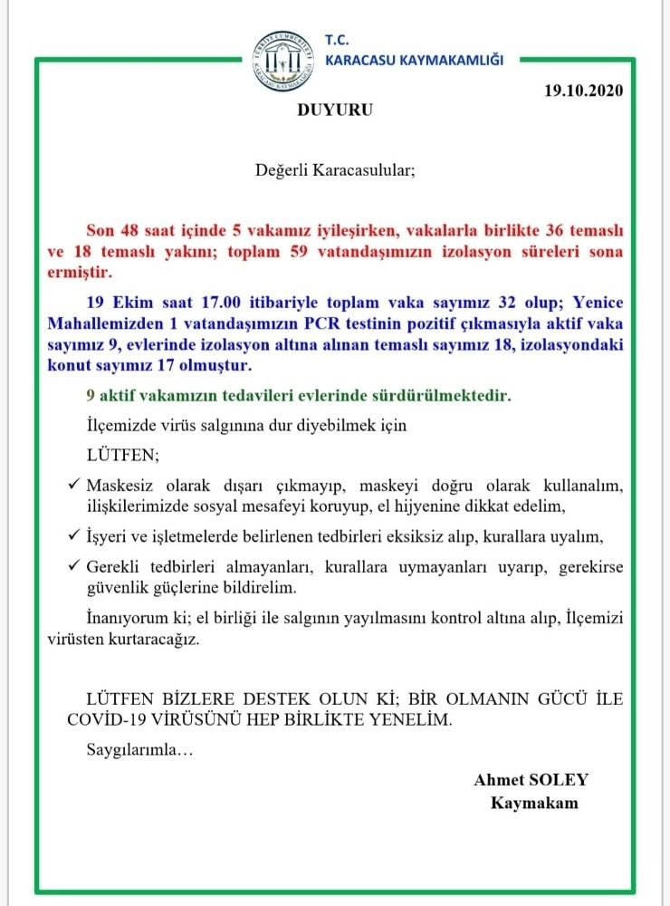 Karacasu'dan sevindiren haber