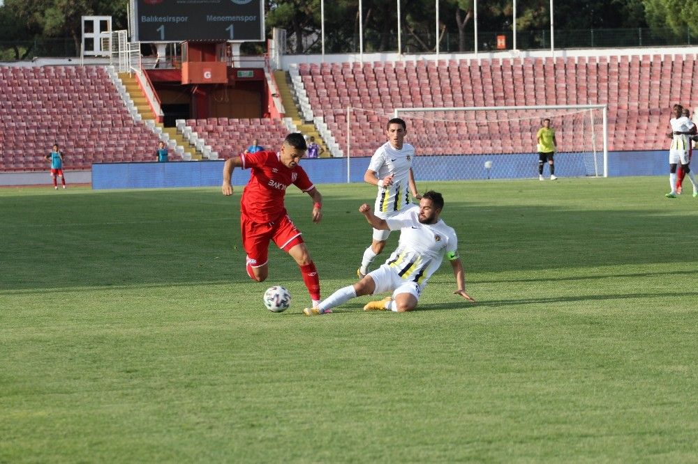 TFF 1. Lig: Balıkesirspor: 2 - Menemenspor: 1