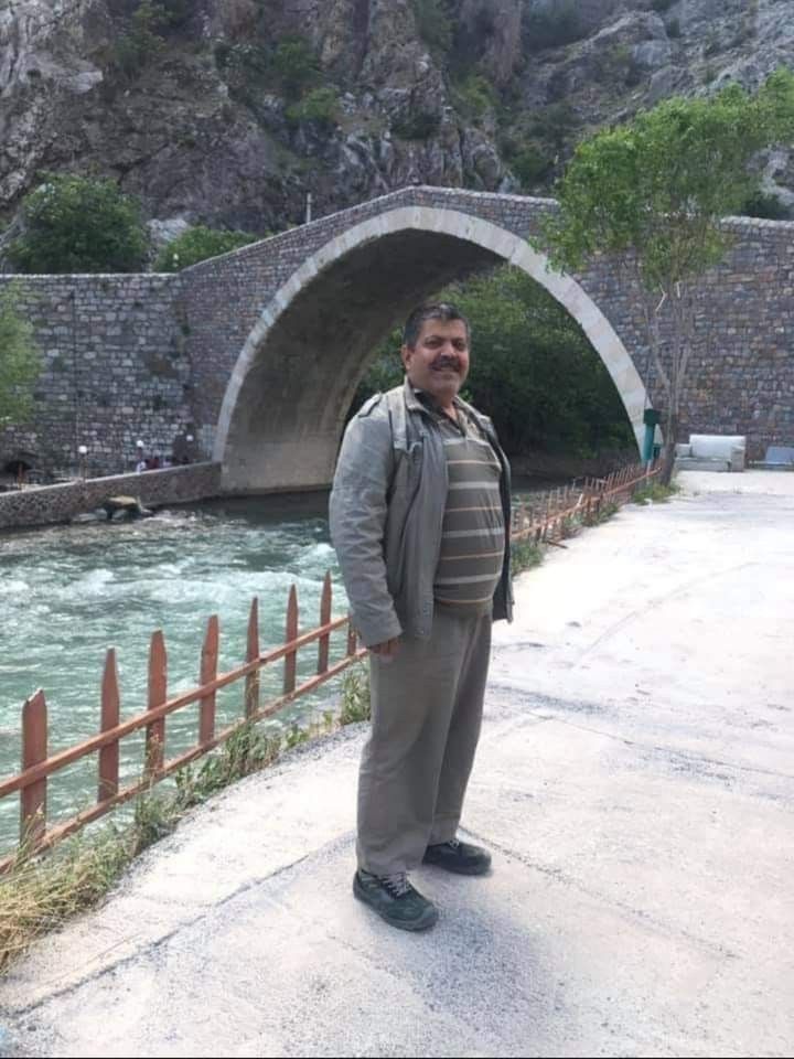 Tren kazasında ölen dayı yeğen toprağa verildi
