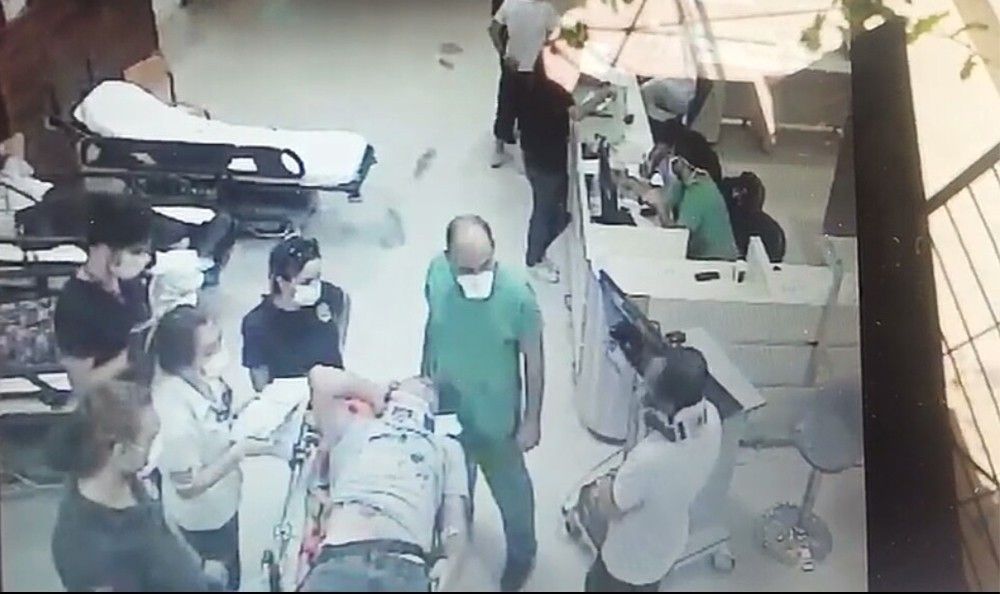 Yaralının saldırı anı kameralarda