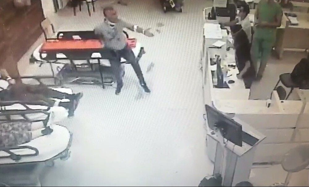 Yaralının saldırı anı kameralarda