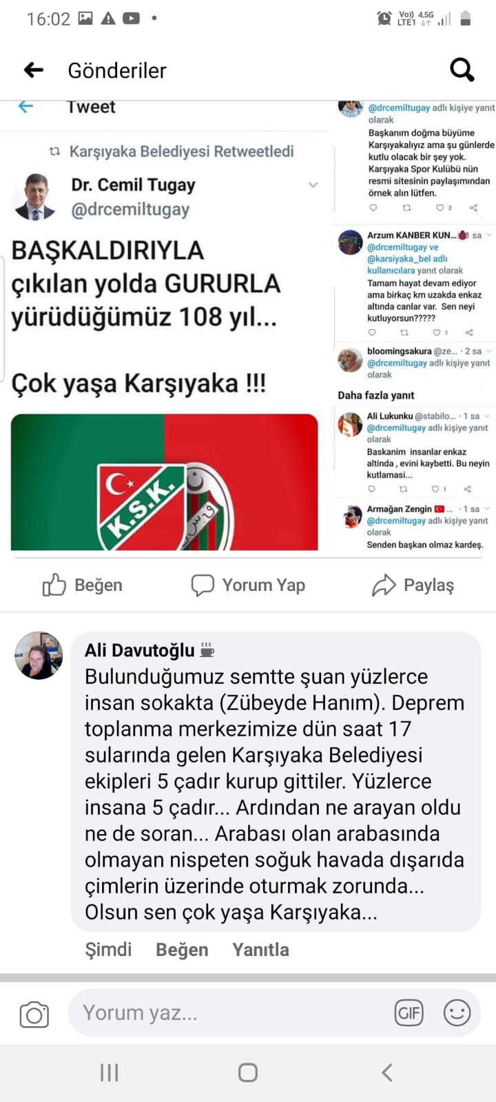Başkan Tugay, partililerini çıldırttı
