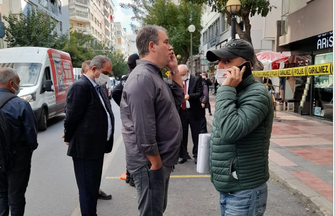 Piriştina'nın apartmanında çökme