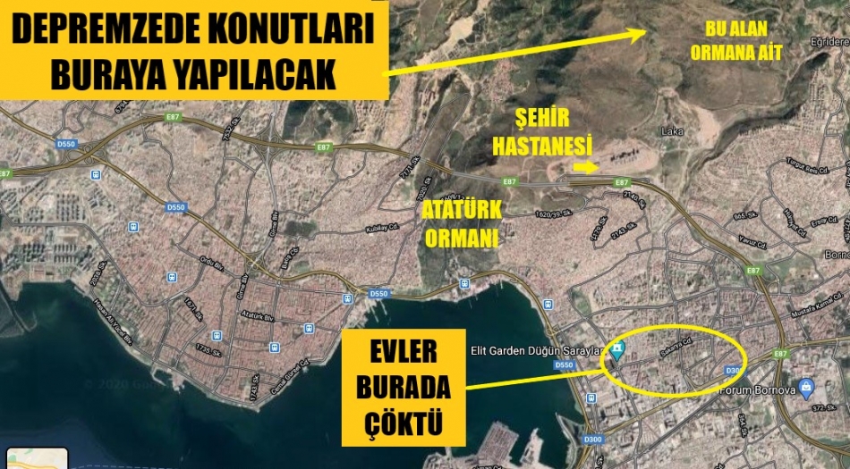 Ormana deprem evi yapmayın