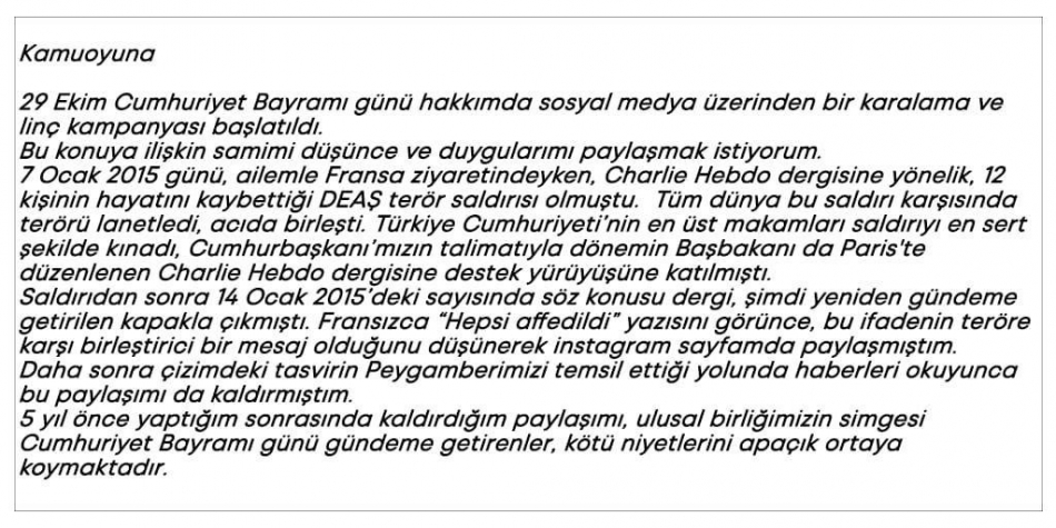 Neptün Soyer: Peygamberimiz kırmızı çizgimdir