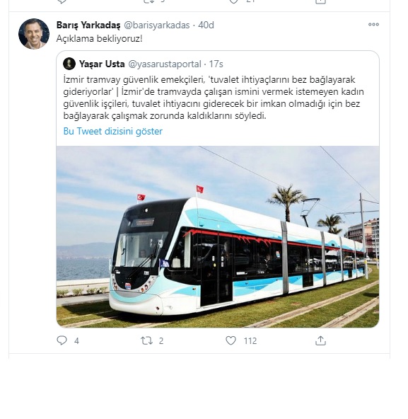 Tramvay duraklarında tuvalet eziyeti