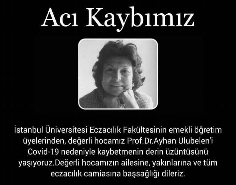 Dünyaca ünlü kadın kimyagerimiz koronaya yenik düştü