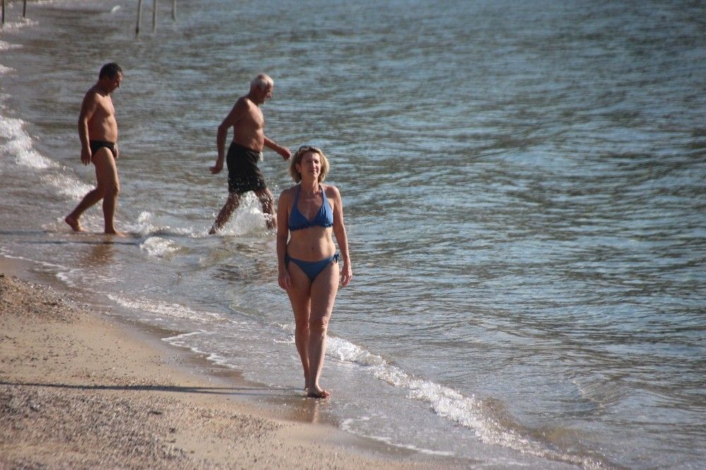 Bodrum'da Kasım ayında deniz keyfi