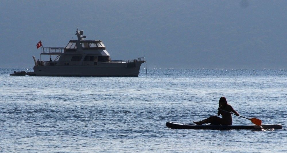 Bodrum'da Kasım ayında deniz keyfi