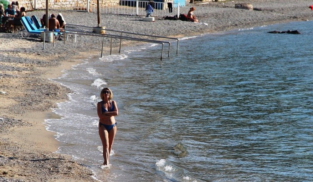 Bodrum'da Kasım ayında deniz keyfi