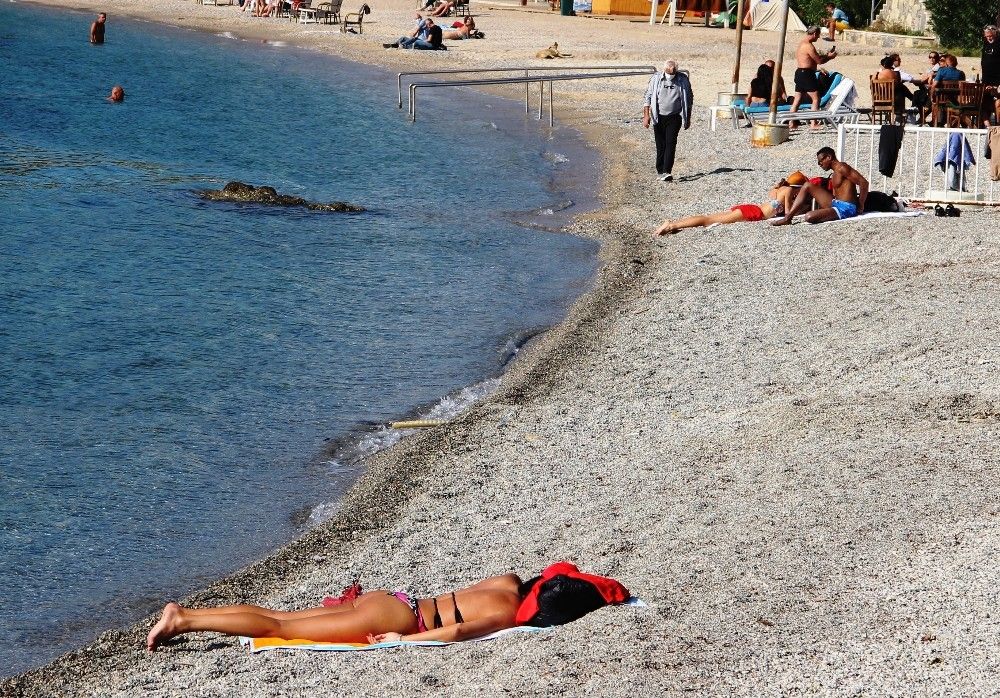 Bodrum'da Kasım ayında deniz keyfi