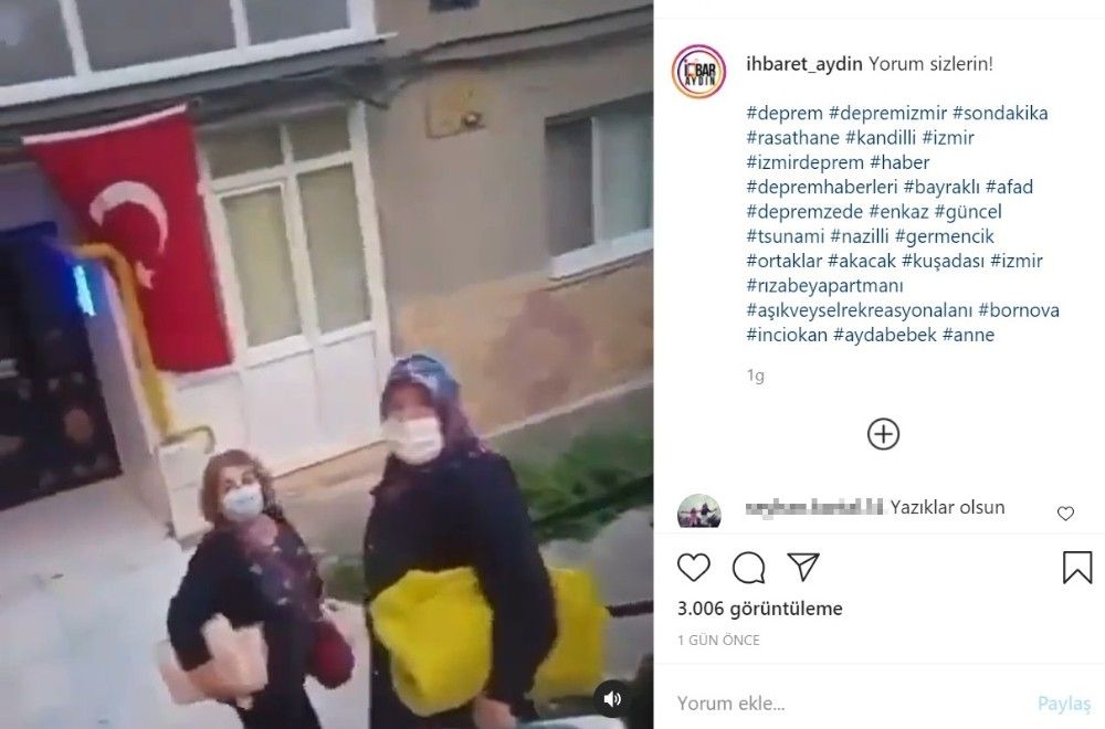 "Deprem yardımlarını aldıysak size ne" diyen kadınlara tepki