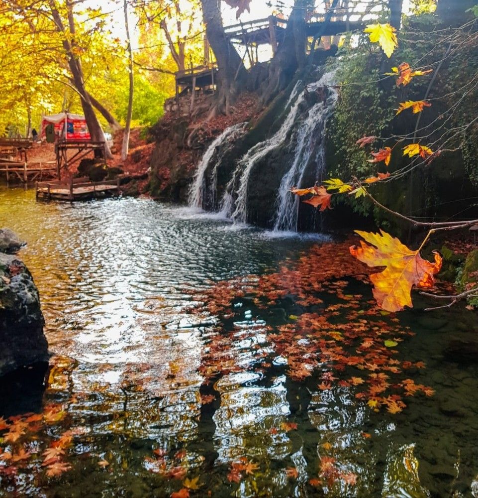 Döngel Şelalesi'ne yoğun ilgi