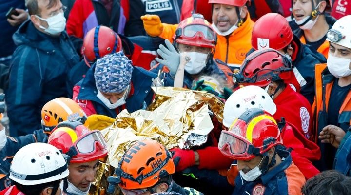 Enkazdan kurtarılma anı Muğlaspor'un gol sevincine yansıdı