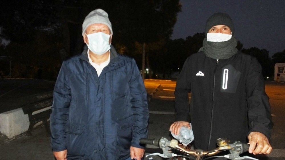 Gökyüzünde ay ile yıldızın buluşması ilgi çekti