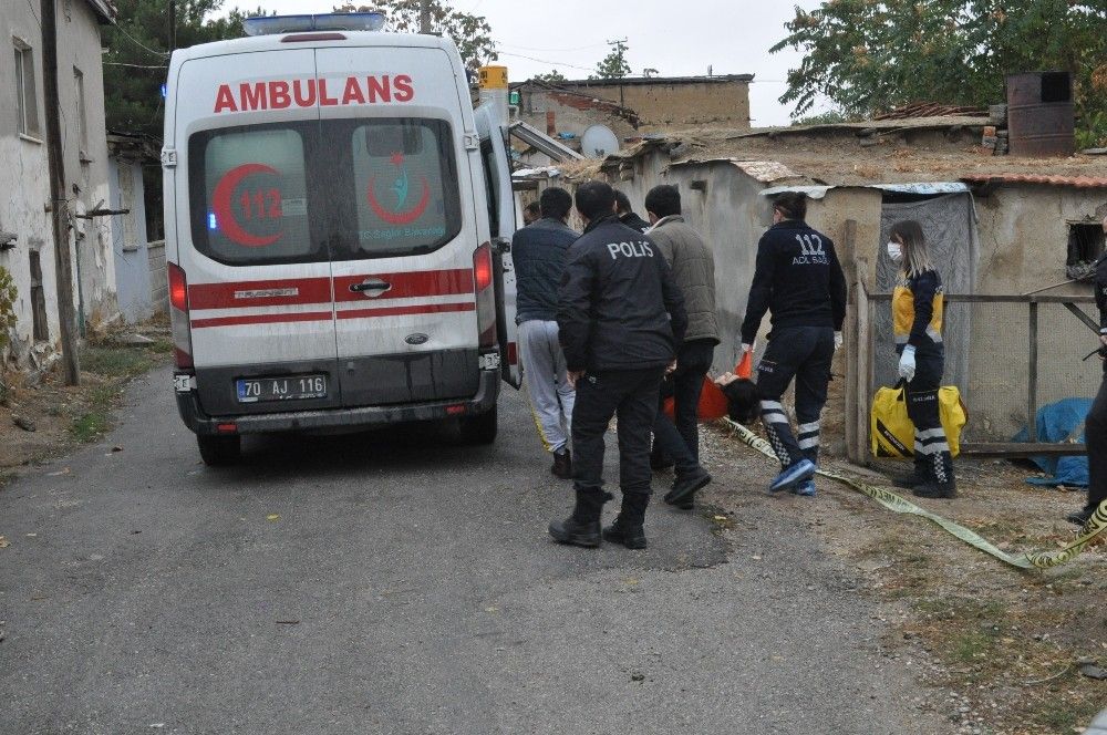 Karaman'da bir kişi tartıştığı karısını silahla vurdu