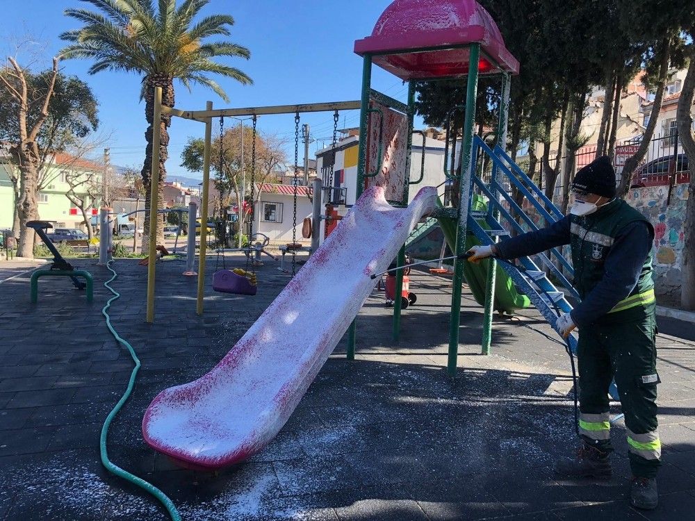 Konak'ta salgına karşı dört koldan tedbir