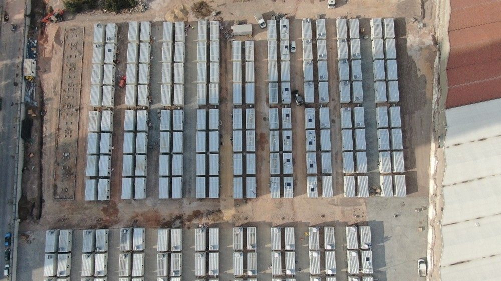 Konteyner kentte çalışmalar sürüyor