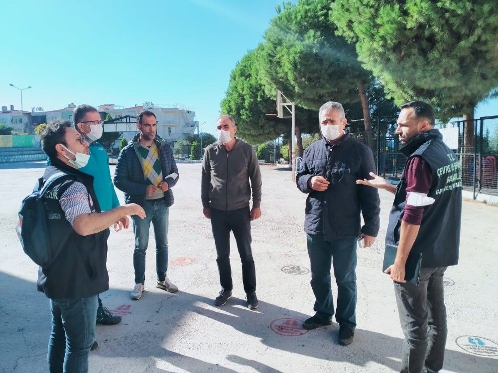 Kuşadası'ndaki kamu binalarında hasar tespiti yapıldı