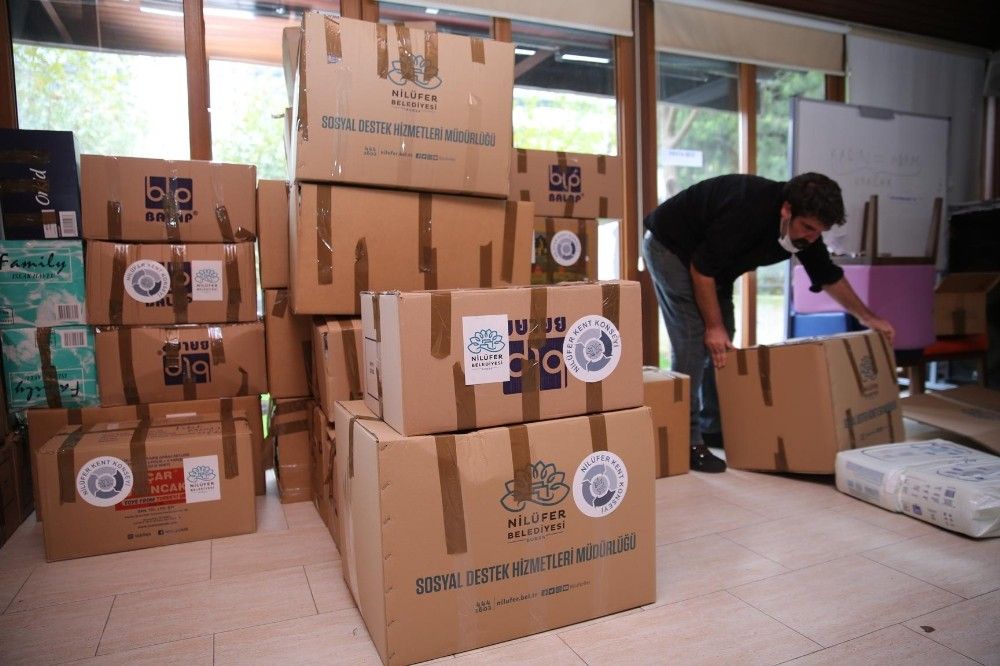 Nilüfer'de İzmir için dayanışma