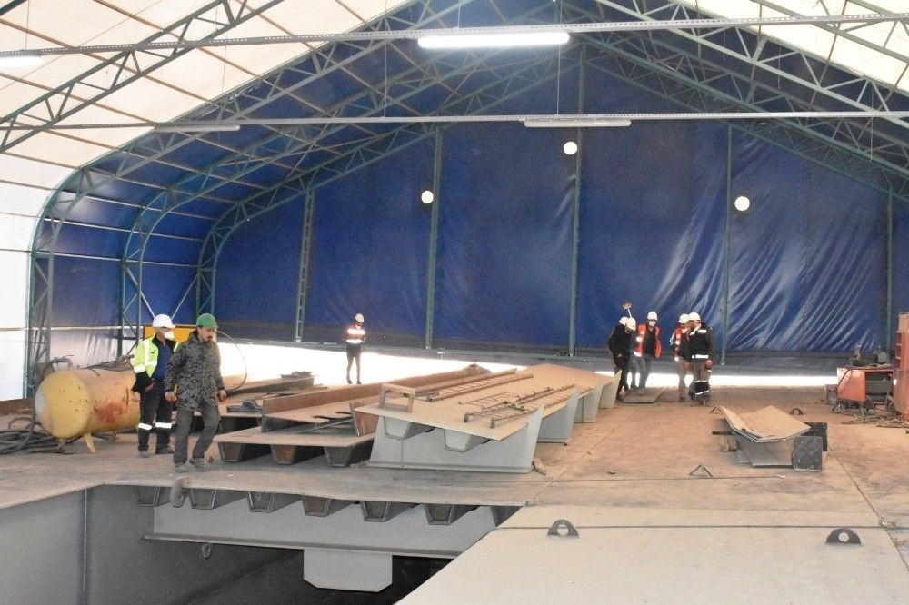 Osman Gazi Köprüsü tekniğiyle Bitlis'te viyadük yapılıyor